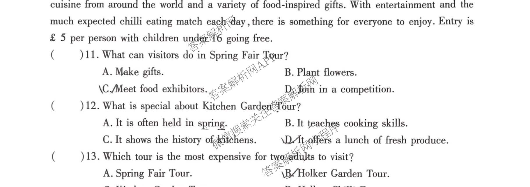 2026年陕西省普通高中学业水合格性考试模拟卷CY(六)(已更新政治、历史、英语等11份)英语试题