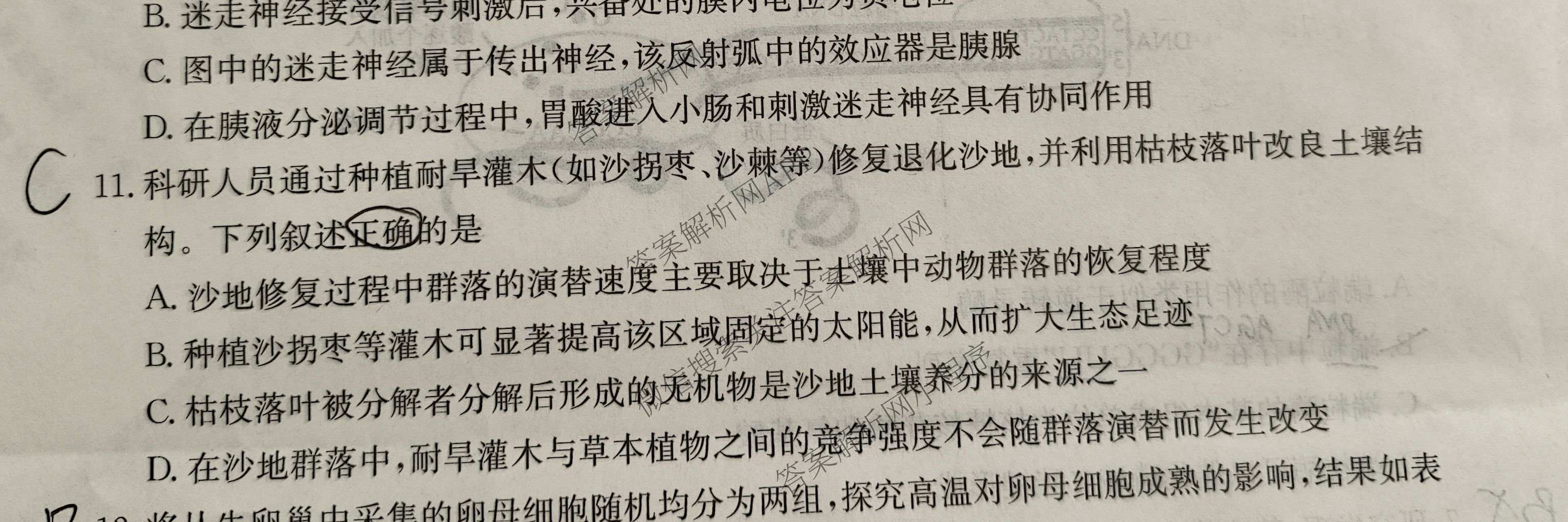 2026年普通高等学校招生全国统一考试猜题信息卷(一)1(已更新数学、地理(B3)、生物(B2)等18份)生物试题