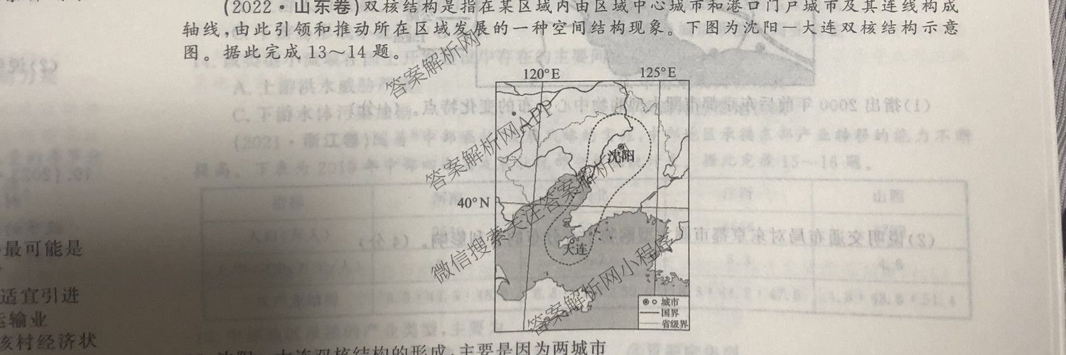 2026最新五年高考真题分类优化卷(十二)12各科答案及试卷: 含地理、政治、语文试卷解析地理试题