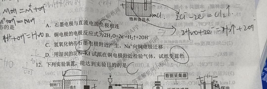 陕西省2025-2026学年高二第一学期阶段性检测卷(三)26058B(已更新数学 生物 语文等9份)化学试题