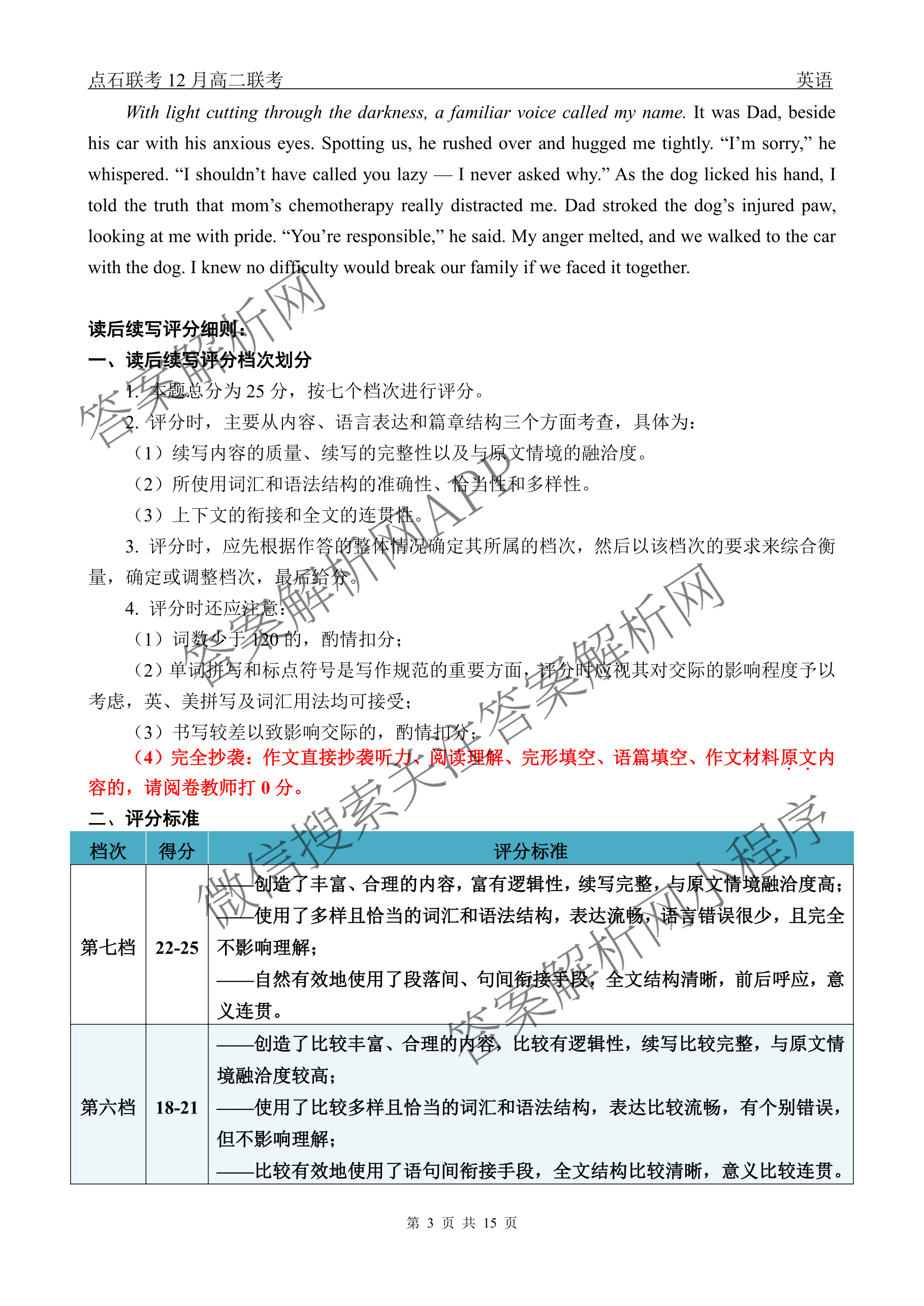 2025年点石联考东北