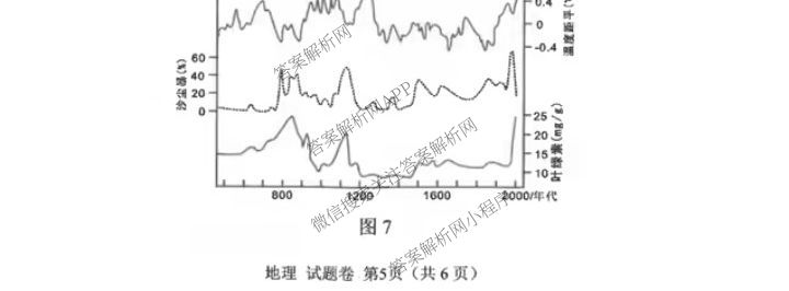 元三维大联考高2022级第三次诊断性测试(2025.4.19)试卷及答案汇总（10科全）地理试题