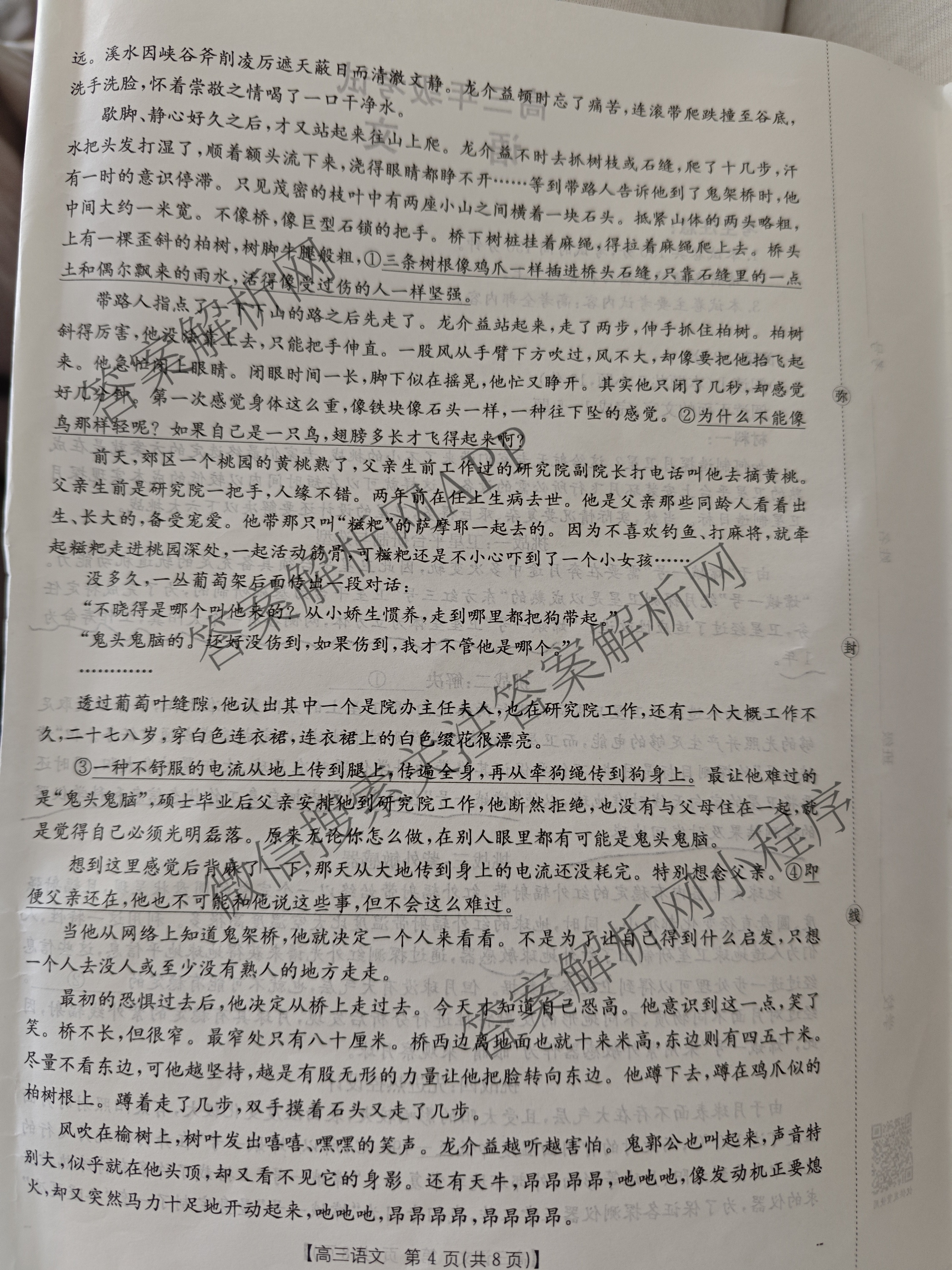陕西省2025-2026学年高三年级考试(11.8)试卷及答案汇总: 含政治、数学、历史试卷解析语文试题