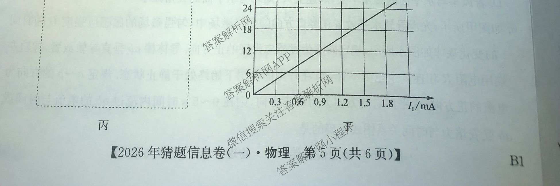 2026年普通高等学校招生全国统一考试猜题信息卷(一)1(已更新数学、地理(B3)、生物(B2)等18份)物理试题