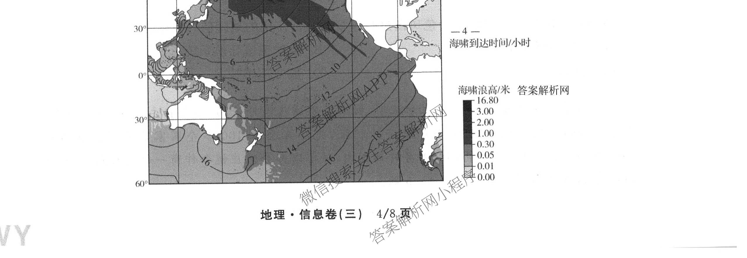 天舟高考衡中同卷2026年普通高等学校招生全国统一考试模拟信息卷(三)3（含历史(HJ) 地理(GY) 数学(无字母)等）地理试题