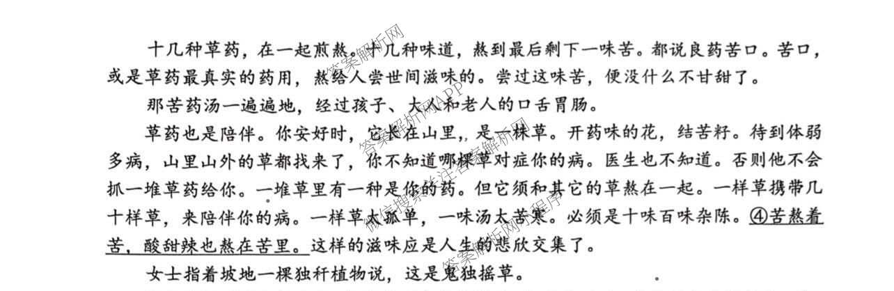 山东省淄博市2025-2026学年度高三模拟考试(3月)各科答案及试卷: 含政治、数学、语文试卷解析语文试题