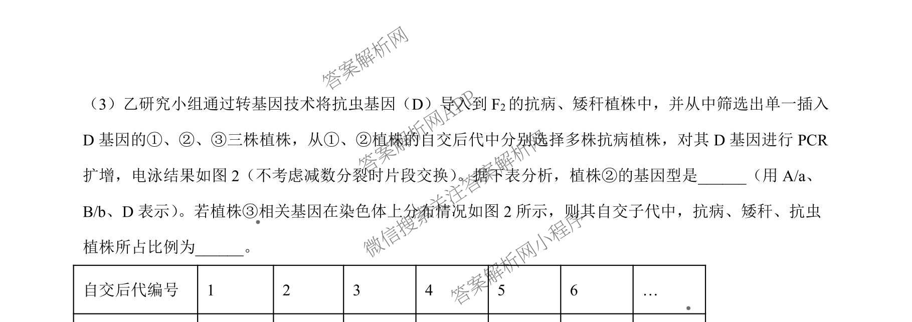 广东六校联盟2026届高三年级第一次联考（含政治 生物 语文等）生物试题