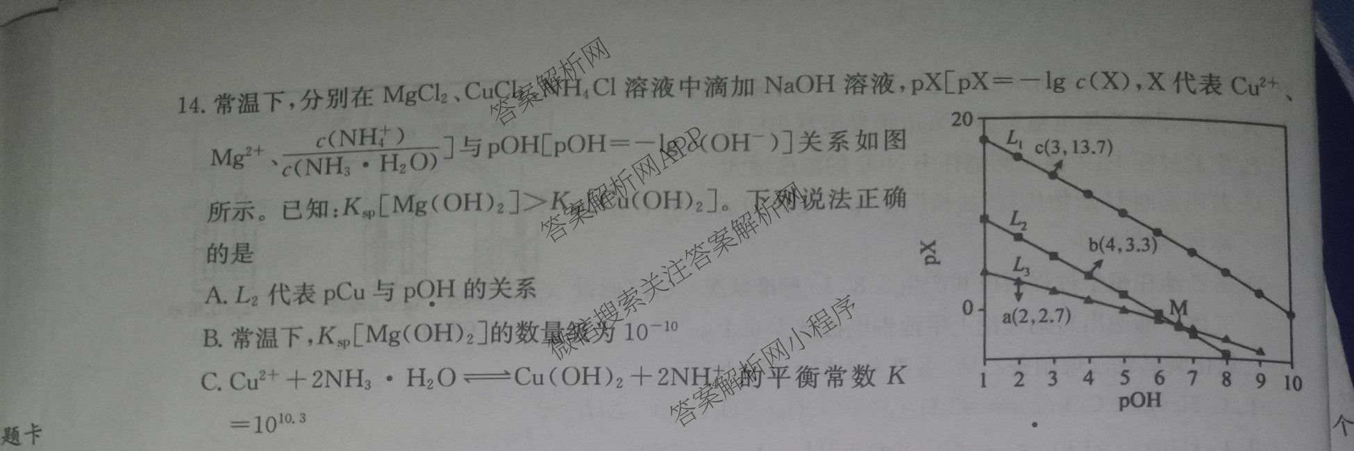 九师联盟2025~2026学年高三核心模拟卷(中)(二)试卷及答案汇总（含化学(D2) 物理(A1) 生物(WH)等）化学试题