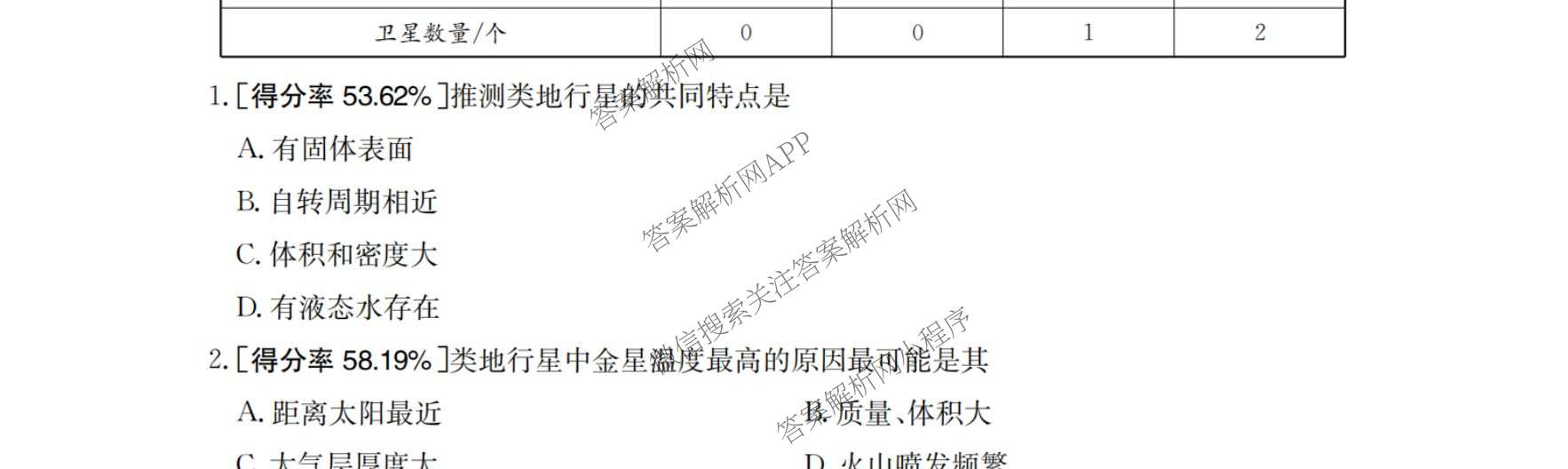 2025-2026河南省高一考场错题训练(二)试卷及答案汇总（9科全）地理试题