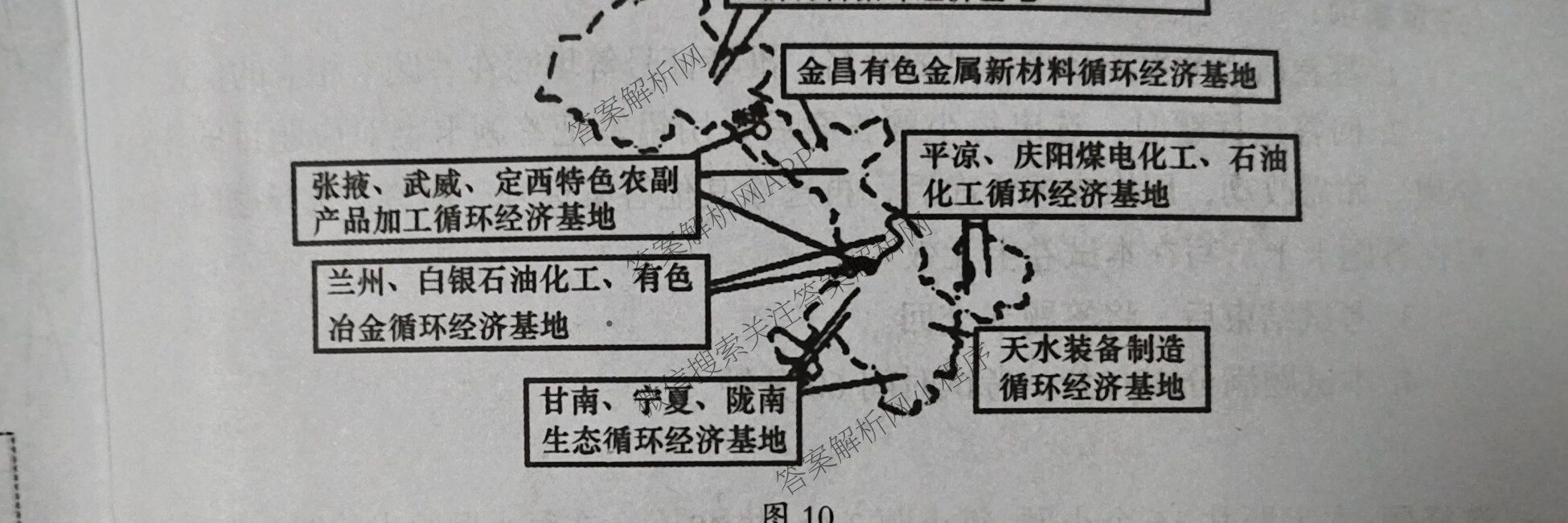 阳泉市2023-2024学年度高一年级第二学期期末教学质量监测试题各科答案及试卷（9科全）地理试题