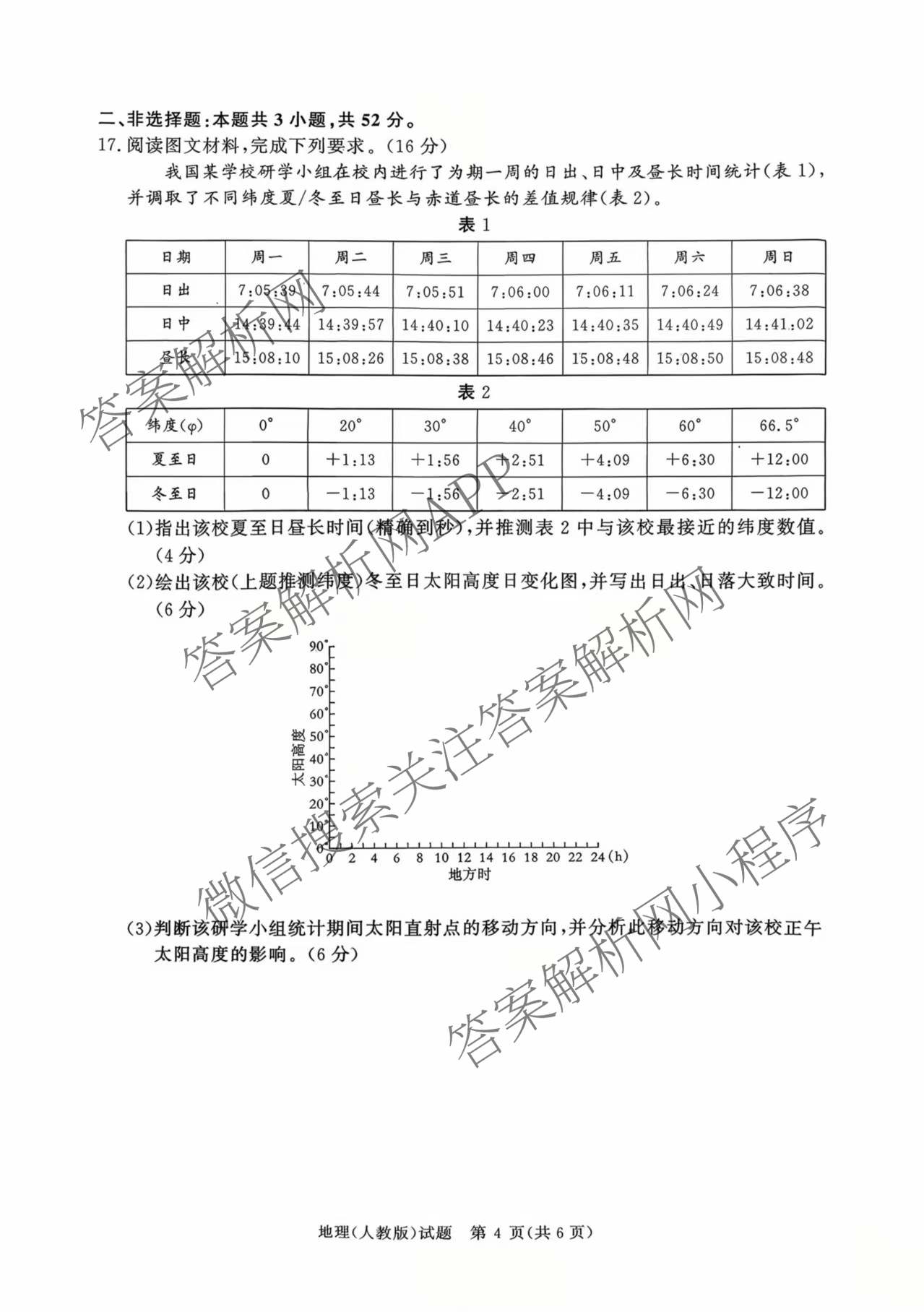 2027届普通高等学校招生全国统一考试青桐鸣大联考(高二)(10.23-24)试卷及答案汇总(已更新物理(A)、英语、地理(湘教版)等12份)地理试题
