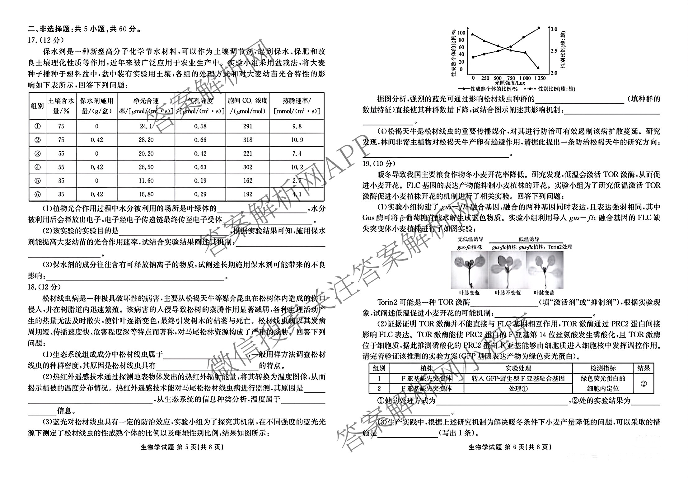 广东省部分学校2026届新高三开学联考（含俄语、化学、生物等）生物试题
