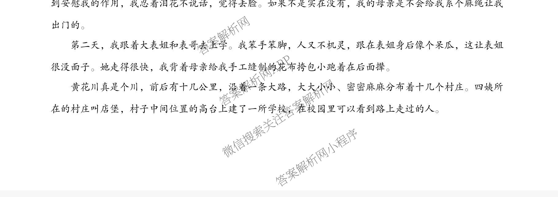 青岛市2026届高三年级部分学生调研检测(8月)（含语文、化学、英语等9份）语文试题