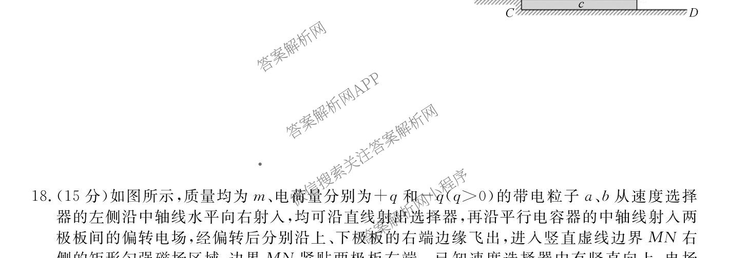 2024-2025学年福建百校高二期末考试(7月)（含化学(A) 政治(A) 英语(A)等）物理试题