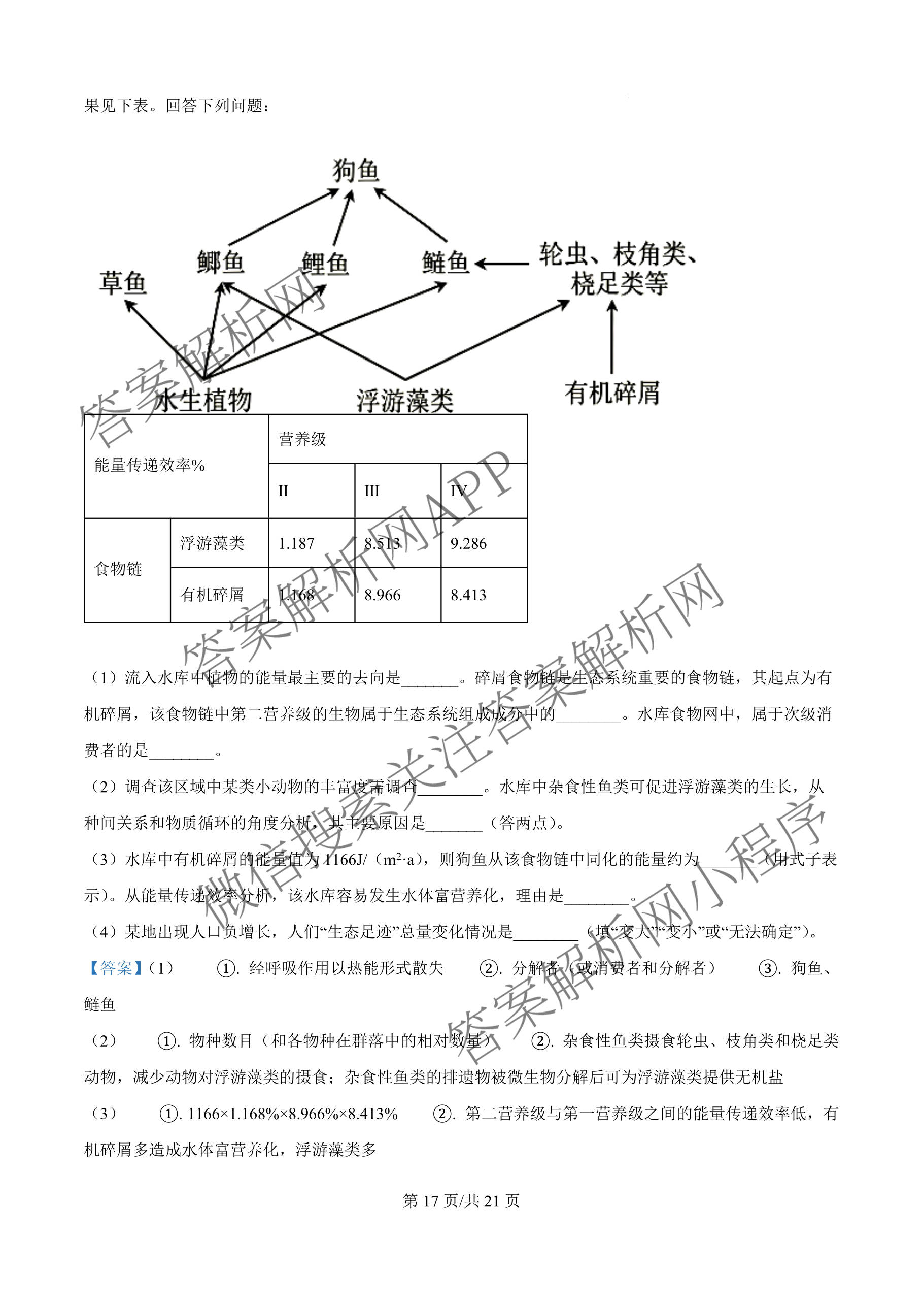 河北省廊坊一中2027届高三上学期开学考试试卷及答案汇总(已更新语文 数学 物理等9份)生物答案