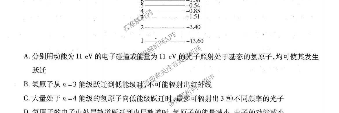 河南新未来2026届高三下学期第一次考试(无标题:科目)各科答案及试卷（含数学、物理、生物(河南)等9份）物理试题