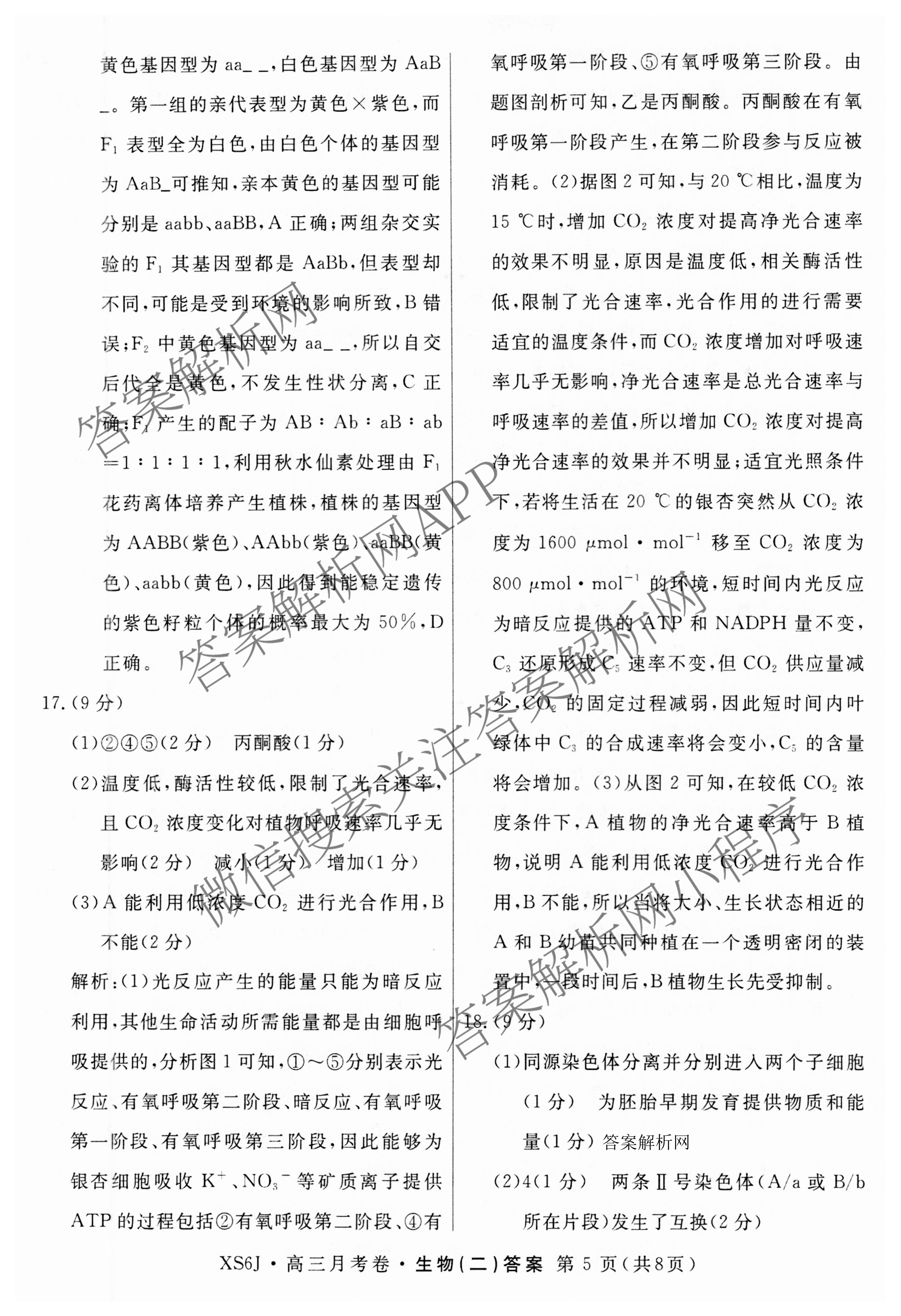 名校联考2026届高三总复月考卷(二)2试卷及答案汇总: 含语文(XS6G) 政治(HEN6G) 物理(XS6J)试卷解析生物答案 名校联考2026届高三总复月考卷(二)2试卷及答案汇总: 含语文(XS6G) 政治(HEN6G) 物理(XS6J)试卷解析生物答案