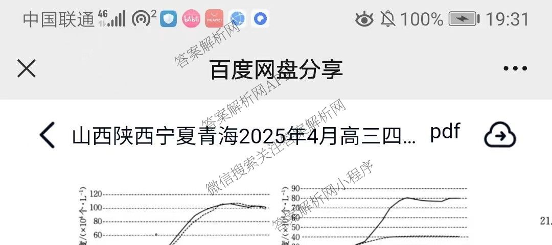 2025届山西、陕西、宁夏、青海四省区普通高中新高考高三质量检测(4.10)（含生物(B卷)、政治(A卷)、历史(B卷)等）生物试题