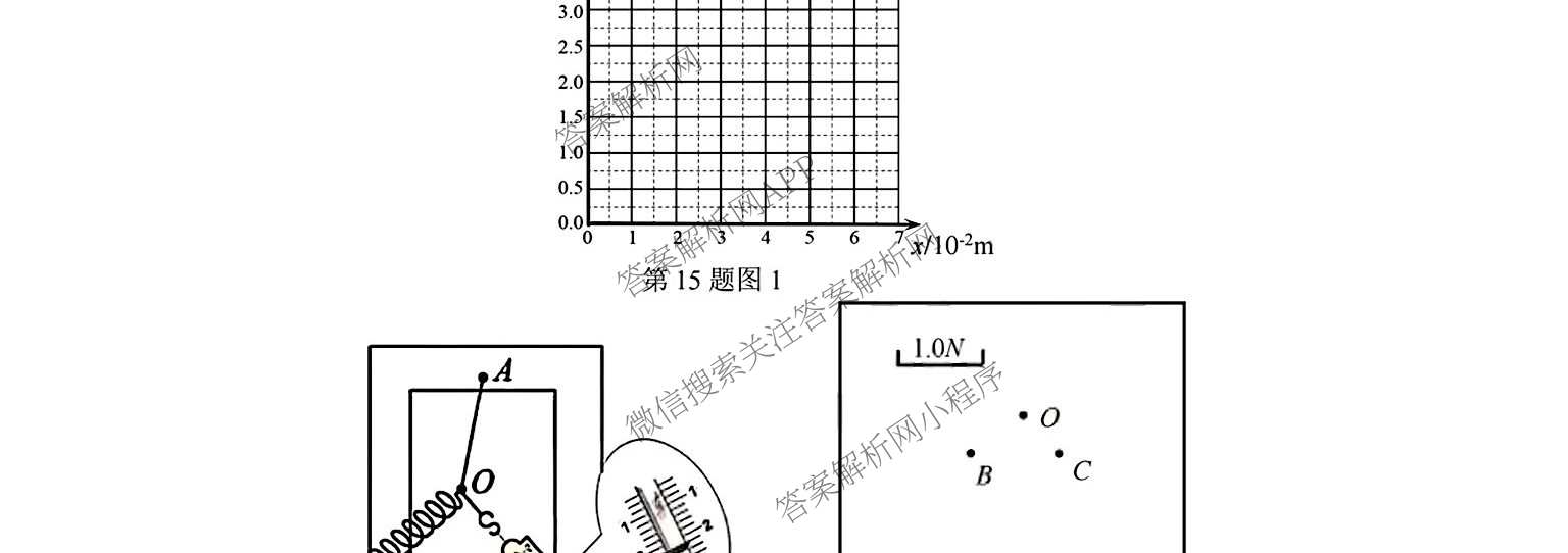 湖州市2025学年第一学期期末调研测试卷高一各科答案及试卷（9科全）物理试题