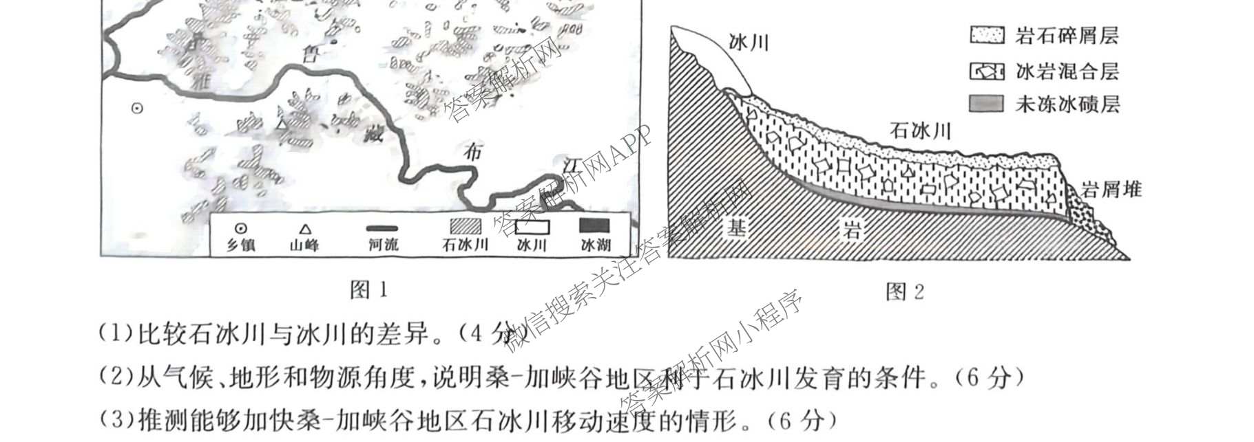 陕西省2027届高三第一次开学摸底考试(27-L-008C)各科答案及试卷（含数学、英语、地理等9份）地理试题
